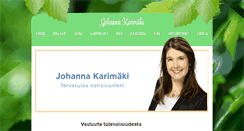 Desktop Screenshot of johannakarimaki.fi
